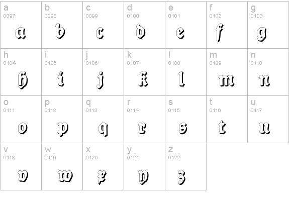 Ballade Shadow details - Free Fonts at FontZone.net