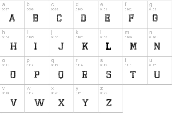 Bandung HardcoreGP details - Free Fonts at FontZone.net