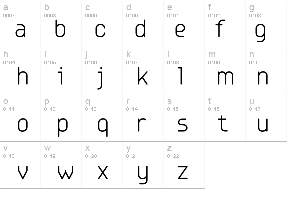 Base 4 details - Free Fonts at FontZone.net