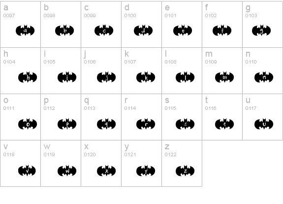 Bat Ben details - Free Fonts at FontZone.net