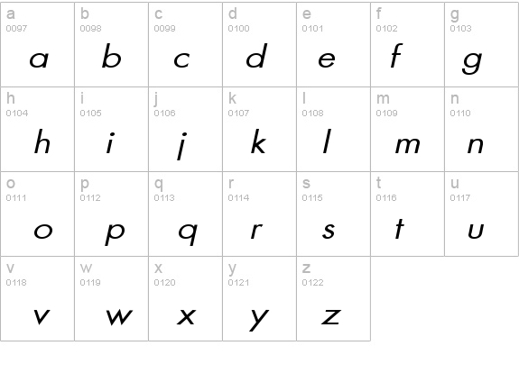 Beau-Extended Italic details - Free Fonts at FontZone.net