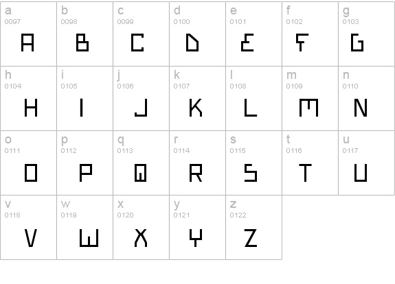 Bionic Type Light details - Free Fonts at FontZone.net