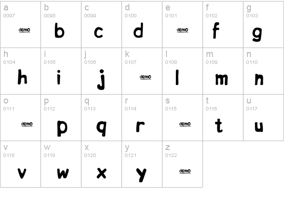 bipDEMO details - Free Fonts at FontZone.net