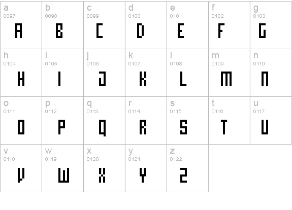 Bit4 details - Free Fonts at FontZone.net