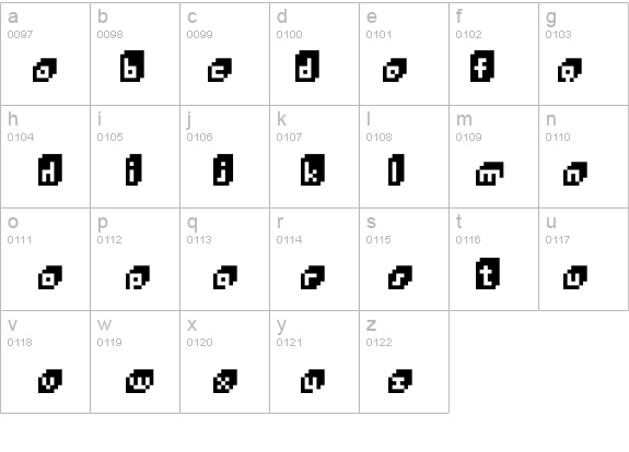 BitCube details - Free Fonts at FontZone.net