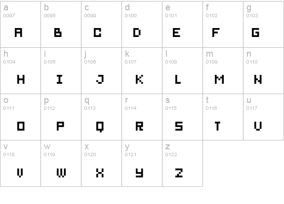 bitmirror details - Free Fonts at FontZone.net