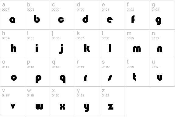 Blippo-Heavy details - Free Fonts at FontZone.net