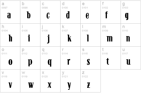 Bloc Bold details - Free Fonts at FontZone.net