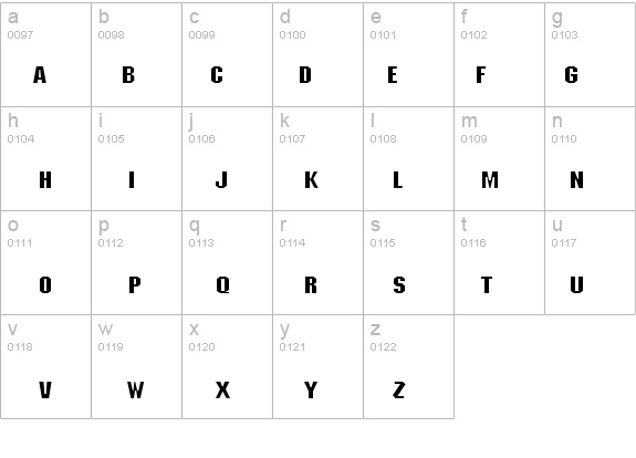Block-Extended Normal details - Free Fonts at FontZone.net