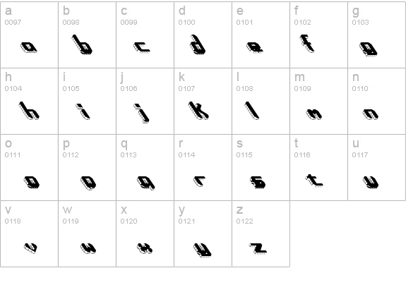 Block Tilt (BRK) details - Free Fonts at FontZone.net