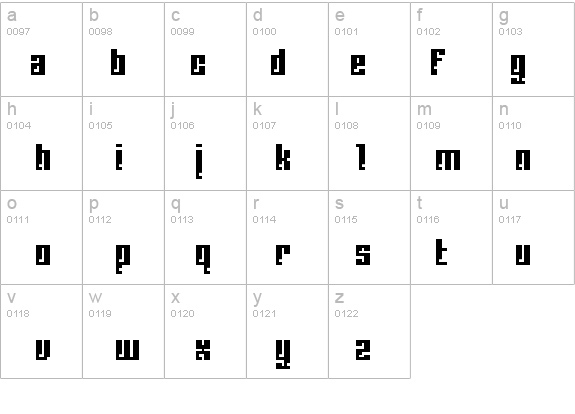 BM corrode A13 details - Free Fonts at FontZone.net