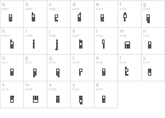 BM utopia A23 details - Free Fonts at FontZone.net