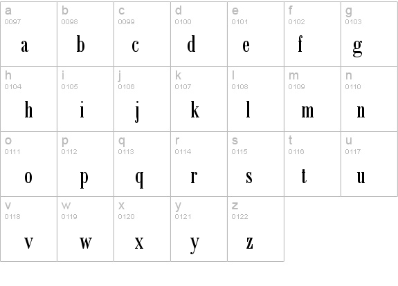 Bodoni MT Condensed details - Free Fonts at FontZone.net