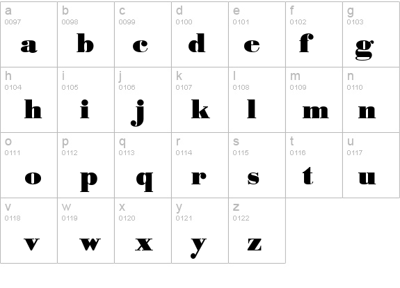 Bodoxi-Heavy details - Free Fonts at FontZone.net