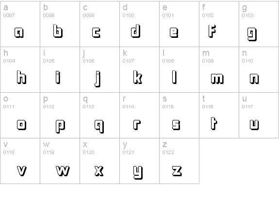 Bonk Offset details - Free Fonts at FontZone.net