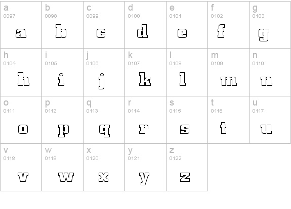 Borghs-Hollow-Extended Normal details - Free Fonts at FontZone.net