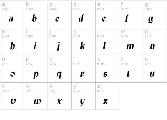 Brandywine-Condensed Italic details - Free Fonts at FontZone.net