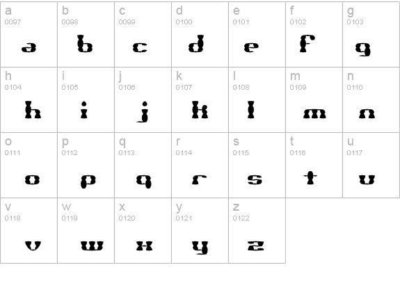 Brass Knuckle SS BRK details - Free Fonts at FontZone.net