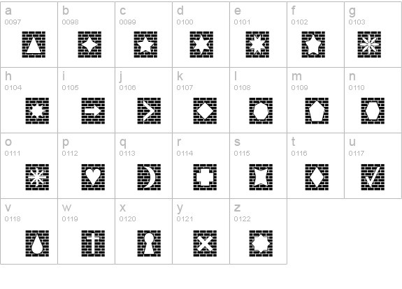 Bricks n Things details - Free Fonts at FontZone.net