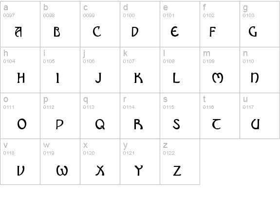 brin-athyn-condensed details - Free Fonts at FontZone.net