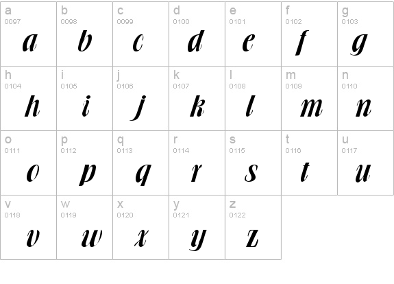 Broach Italic details - Free Fonts at FontZone.net