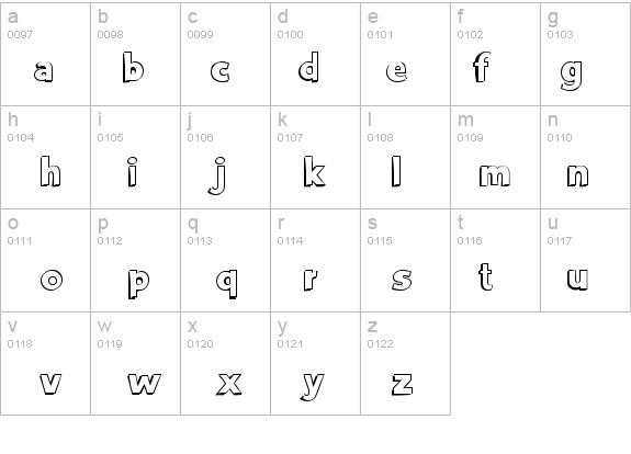 BurlingtonShadow details - Free Fonts at FontZone.net
