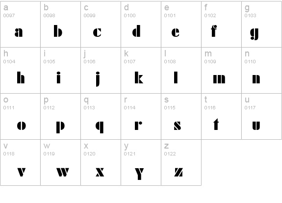 Burnette Heavy Regular details - Free Fonts at FontZone.net