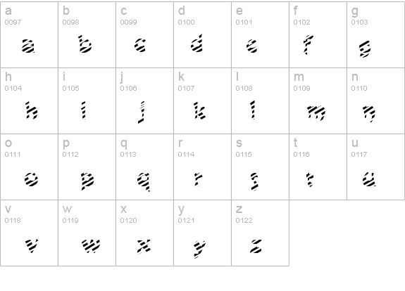 Cane-Striped Normal details - Free Fonts at FontZone.net