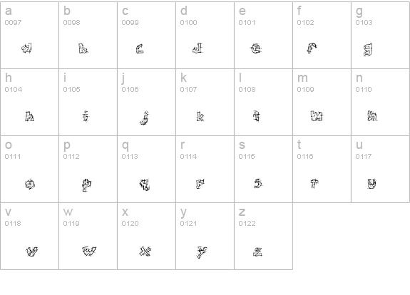 Chaotic Circuit Regular details - Free Fonts at FontZone.net