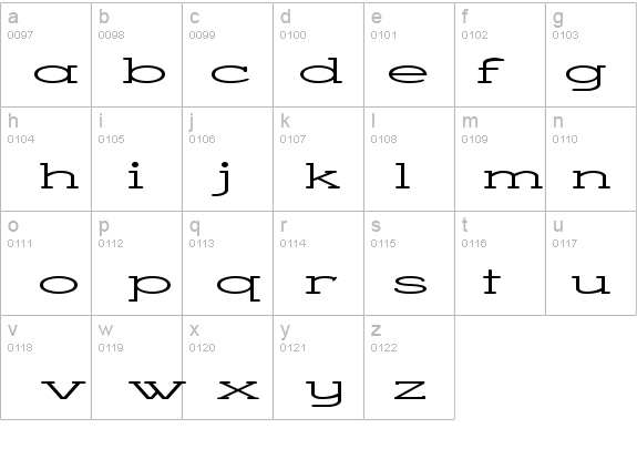 Charrington Superwide details - Free Fonts at FontZone.net