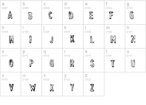 CheapskateOutline details - Free Fonts at FontZone.net