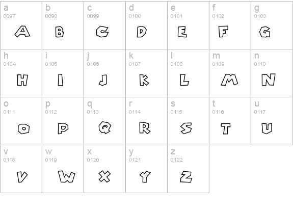 Chlorinap details - Free Fonts at FontZone.net