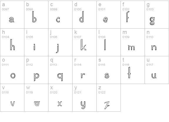 Claritty_Outline details - Free Fonts at FontZone.net