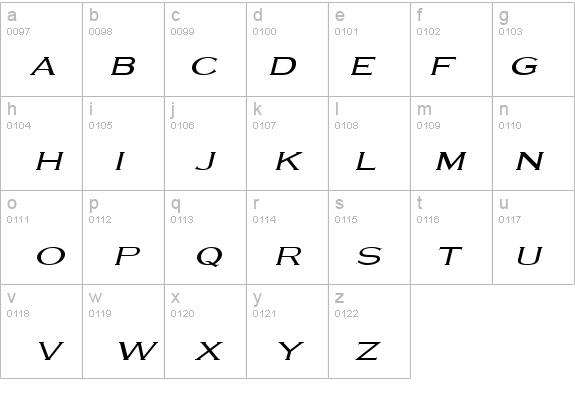 Cobalt-Extended Italic details - Free Fonts at FontZone.net