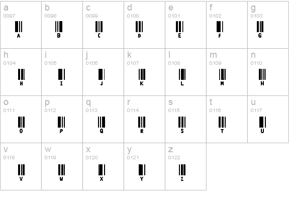 CODE3X details - Free Fonts at FontZone.net