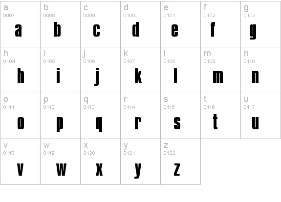 Compacta Bold BT details - Free Fonts at FontZone.net