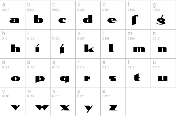 ConstantineExtended Normal details - Free Fonts at FontZone.net