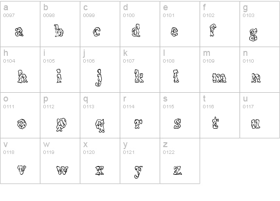 Coulures details - Free Fonts at FontZone.net