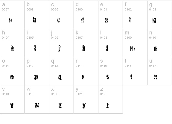 Cows In the U.S. details - Free Fonts at FontZone.net