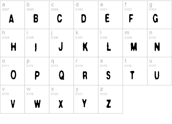 Crush47 details - Free Fonts at FontZone.net