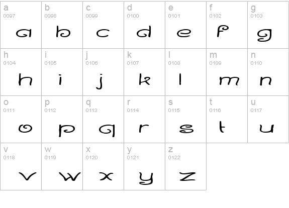 Curlmudgeon Wideside details - Free Fonts at FontZone.net