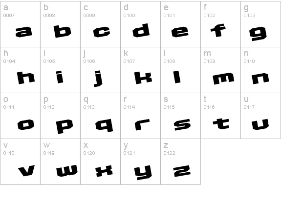 D3 Egoistism leaning details - Free Fonts at FontZone.net