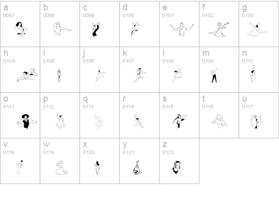 Dancer In The Dark II details - Free Fonts at FontZone.net