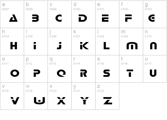 Delta-Extended Normal details - Free Fonts at FontZone.net