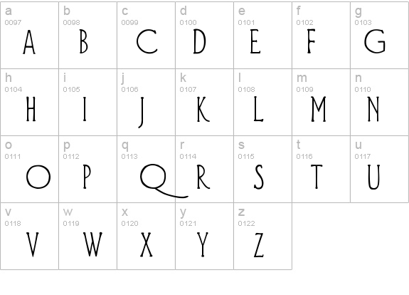 Diehl Deco details - Free Fonts at FontZone.net