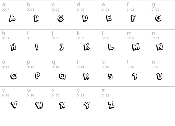 DimWitGauche details - Free Fonts at FontZone.net