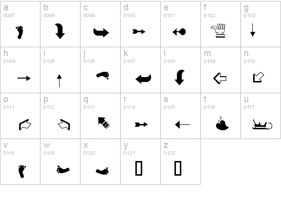 Dingbats5 details - Free Fonts at FontZone.net