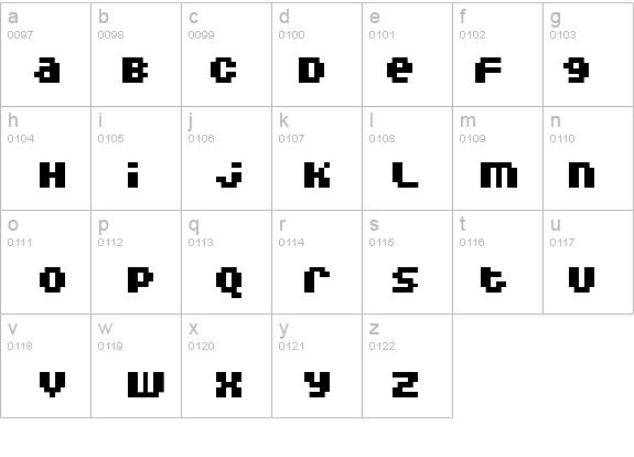 DoubleOhOne Bold details - Free Fonts at FontZone.net