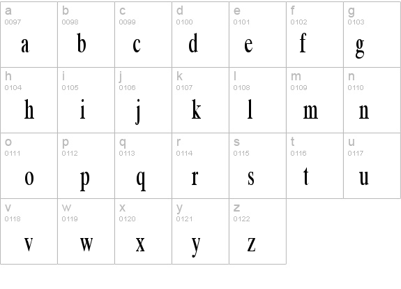 Duke-Condensed Normal details - Free Fonts at FontZone.net