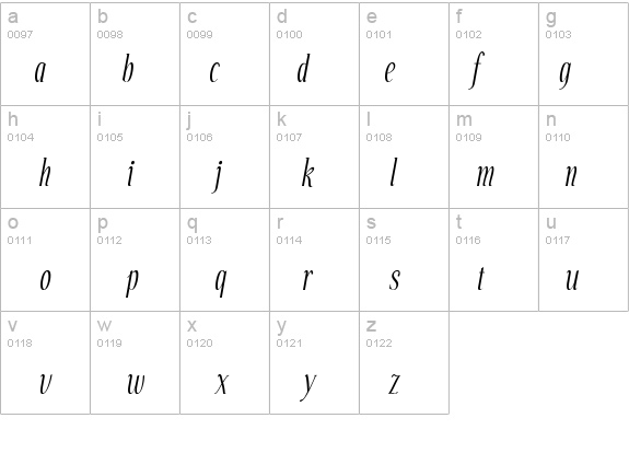 Echelon Italic details - Free Fonts at FontZone.net